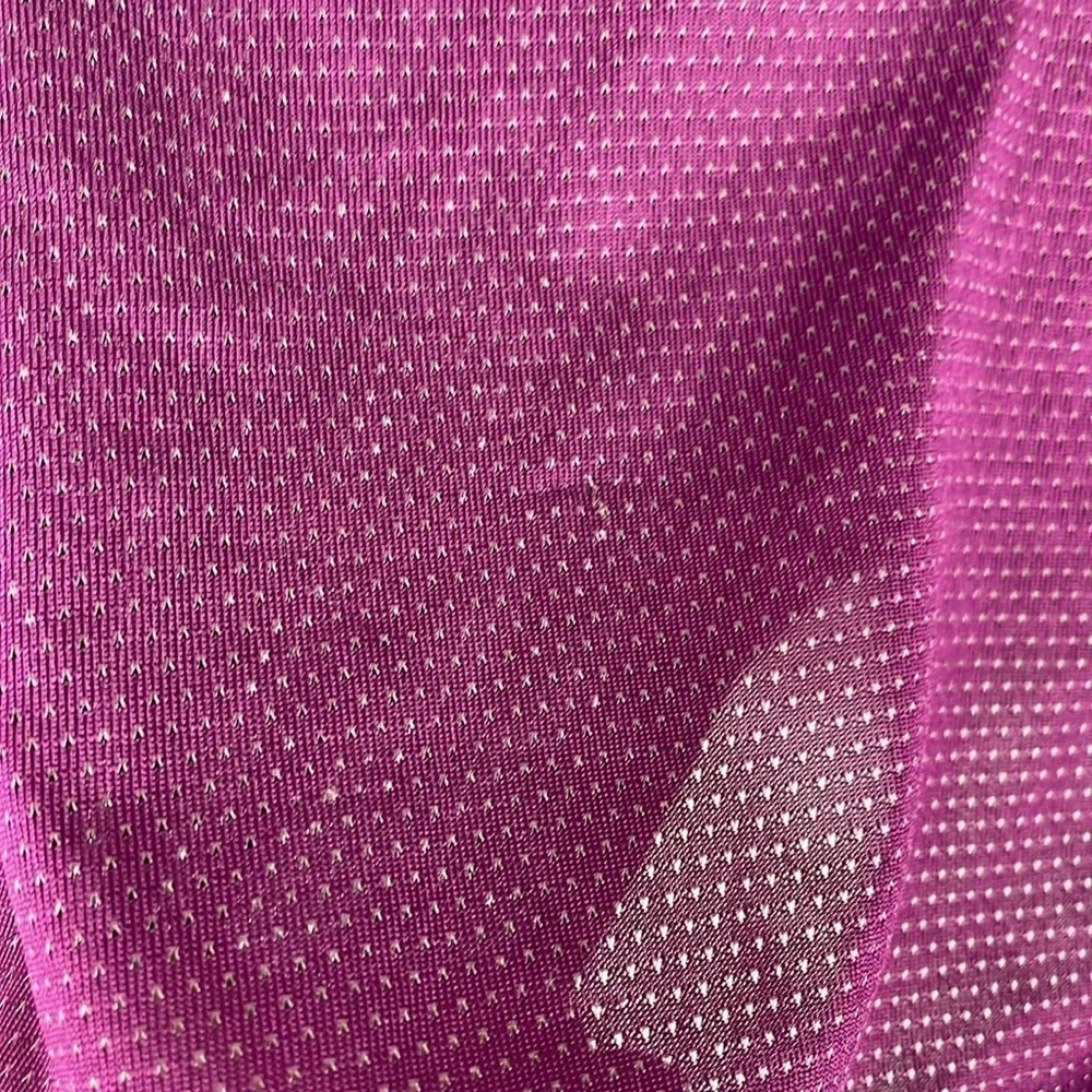 Lululemon Pushing Limits Tank Top Marvel Purple Built In Sports Bra Sz 8